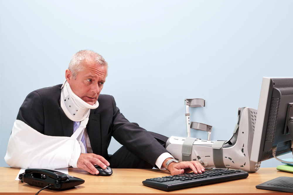 Office Injuries - Courtesy of Shutterstock