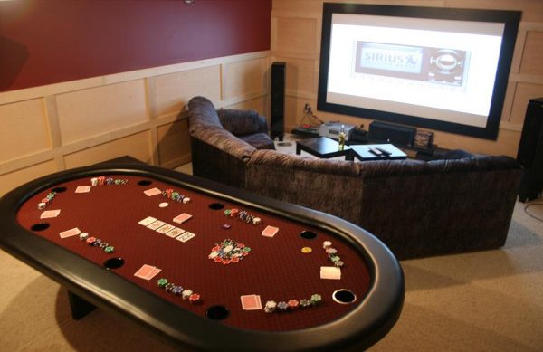 5 Unique and Stunning Home Poker Room Designs