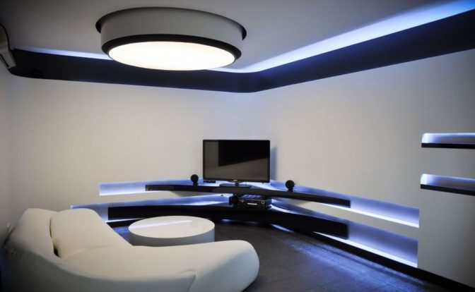 Installation Of LED Lighting Technology In Contemporary Home Design