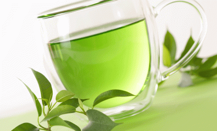 Green Tea and Healthy Food On Weight Loss