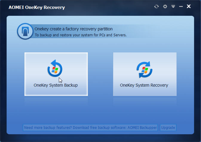 AOMEI OneKey Recovery Review