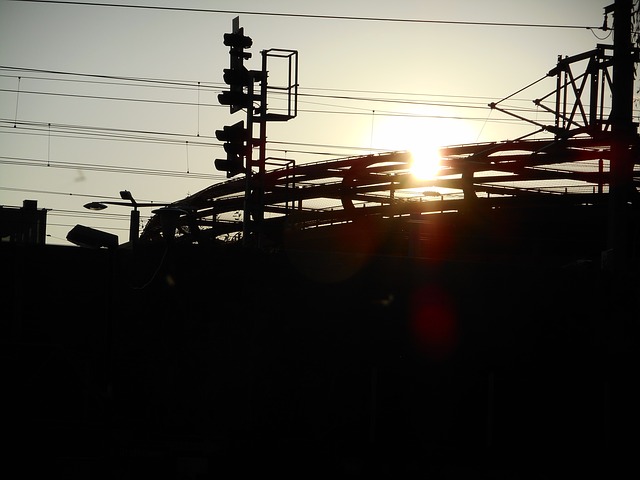 Traintracks Sunset