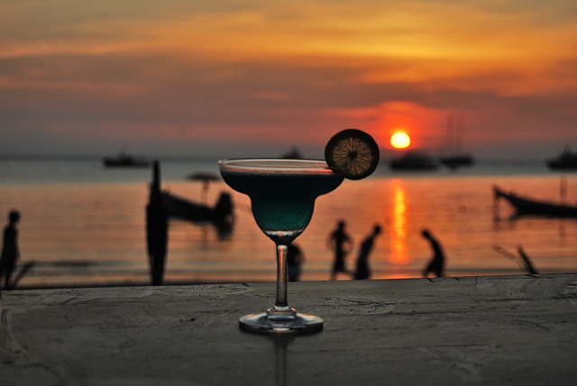 sunset cocktails